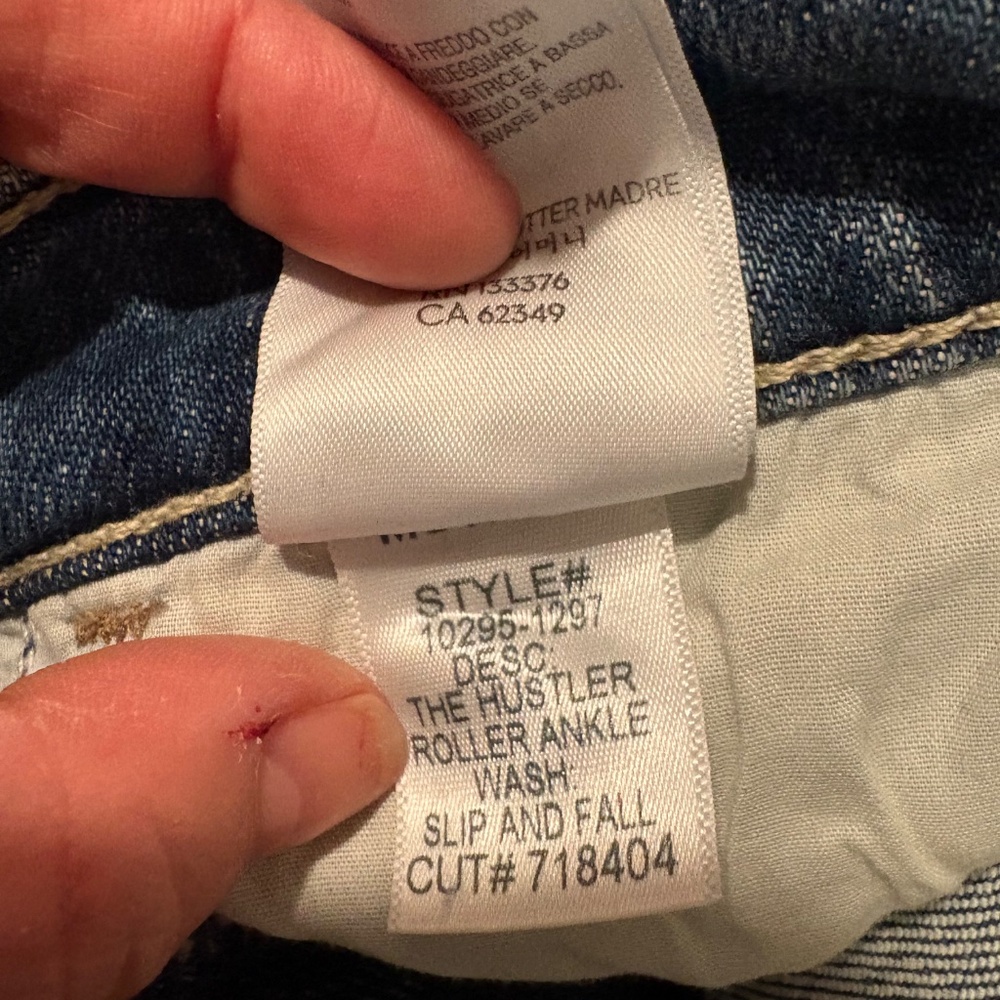 NWT MOTHER The Hustler Roller Ankle - Slip And Fall Blue (Medium) / 27 - Picture 5 of 6